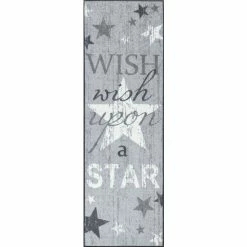 Billig 🌟 Kleen-Tex Wish Upon A Star Waschbare Fußmatte Wash+dry, Größe:60 X 180 Cm 😉