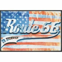 Blitzangebot 🎉 Kleen-Tex Wash+dry Fußmatte US Highway 50 X 75 Cm Waschbare Fußmatte 🧨