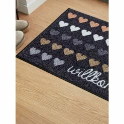 Rabatt ✨ Kleen-Tex Wash+Dry Fußmatte Waschbar Willkommen Herzen 50 X 75 Cm Sauberlaufmatte 🤩 -Kleen-Tex Verkäufe unnamed file 1088