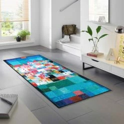 Am billigsten 🤩 Kleen-Tex Wash+dry Fußmatte Colourful Houses By Eugen Stross Waschbar, Größe:75 X 190 Cm 🛒 -Kleen-Tex Verkäufe unnamed file 1096