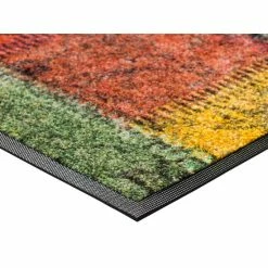 Schlussverkauf 👍 Kleen-Tex Wash+dry Fußmatte Vintage Patches Waschbare Fußmatte , Größe:50 X 75 Cm 😉 -Kleen-Tex Verkäufe unnamed file 1109