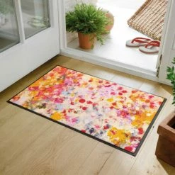 Neu 🔔 Kleen-Tex Wash+dry Fußmatte Wild 🌞 Summer Waschbare Schmutzmatte , Größe:50 X 75 Cm 🔥 -Kleen-Tex Verkäufe unnamed file 1203