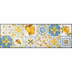 Blitzangebot ❤️ Kleen-Tex Wash+dry Küchenteppich Limoni 60 X 180 Cm Waschbare Fußmatte 🧨