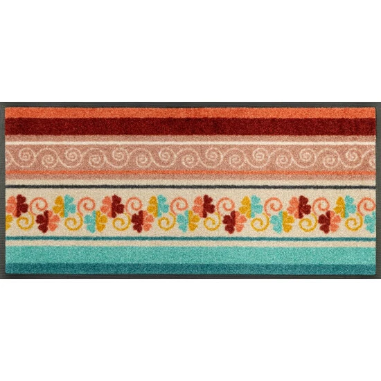 Coupon ✔️ Kleen-Tex Wash+dry Fußmatte, Folk Flourish - Bunt, Größe: 35x75cm 🌟 3 Coupon ✔️ Kleen-Tex Wash+dry Fußmatte, Folk Flourish - Bunt, Größe: 35x75cm 🌟