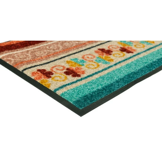 Coupon ✔️ Kleen-Tex Wash+dry Fußmatte, Folk Flourish - Bunt, Größe: 35x75cm 🌟 4 Coupon ✔️ Kleen-Tex Wash+dry Fußmatte, Folk Flourish - Bunt, Größe: 35x75cm 🌟 – Bild 2