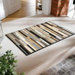 Auslauf 🧨 Kleen-Tex Wash+dry Fußmatte Mikado Stripes Nature 50 X 75 Cm Waschbare Schmutzmatte 🥰 -Kleen-Tex Verkäufe unnamed file 1244