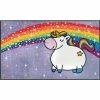 Blitzangebot 😀 Kleen-Tex Wash+dry Fußmatte Unicorn Rainbow Waschbare Schmutzmatte Einhorn, Größe:75 X 120 Cm 😀 -Kleen-Tex Verkäufe unnamed file 1262