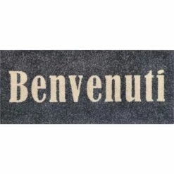 Brandneu 🎉 Kleen-Tex Wash+dry Fußmatte Benvenuti Graphite 30 X 70 Cm Waschbare Minimatte 😉 -Kleen-Tex Verkäufe unnamed file 1320