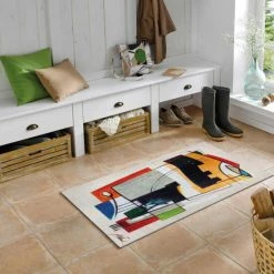 Blitzangebot ✨ Kleen-Tex Wash+dry Suburban Structures Von Alfred Gockel Waschbarer Designerteppich, Größe:70 X 120 Cm 🧨 -Kleen-Tex Verkäufe unnamed file 1328