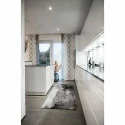 Schlussverkauf 🎁 Kleen-Tex Wash+dry Fußmatte Aura Randloser Waschbarer Teppich Decor, Größe:80 X 200 Cm 🎉