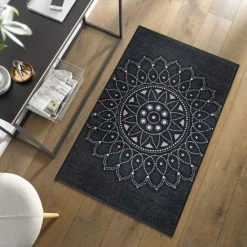 Billig ✨ Kleen-Tex Wash+dry Waschbare Fußmatte Purnima Dark Mandalas, Größe:75 X 120 Cm 😀 -Kleen-Tex Verkäufe unnamed file 181