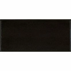 Großhandel 🎁 Kleen-Tex Wash+dry Minimatte Raven Black Mit Rand Schuhablage Stufenmatte Waschbare Fußmatte, Größe:35 X 75 Cm 🎁
