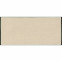 Bestpreis ✔️ Kleen-Tex Wash+dry Minimatte Champagner Mit Rand Schuhablage Stufenmatte Waschbare Fußmatte, Größe:35 X 75 Cm ⌛