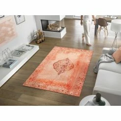 Bestes Angebot 🧨 Kleen-Tex Wash+dry Fußmatte Vintage Bloom Randloser Waschbarer Teppich Decor, Größe:170 X 240 Cm 👍 -Kleen-Tex Verkäufe unnamed file 374