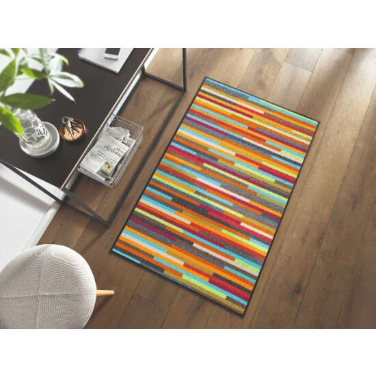 Am billigsten 👍 Kleen-Tex Wash+dry Fußmatte Mikado Stripes 60 X 140 Cm WaschbarerTeppich 🌟 4 Am billigsten 👍 Kleen-Tex Wash+dry Fußmatte Mikado Stripes 60 X 140 Cm WaschbarerTeppich 🌟 – Bild 2