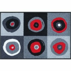 Budget 🔔 Kleen-Tex Wash+dry Sergej Grey Waschbare Fußmatte, Größe:75 X 120 Cm 🧨