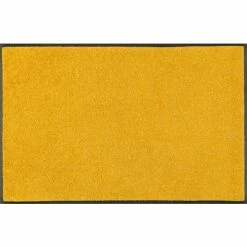 Schlussverkauf 🌟 Kleen-Tex Wash+dry Trend-Colour Honey Gold Waschbare Fußmatte 7 Größen Goldgelb, Größe:40 X 60 Cm 🎉