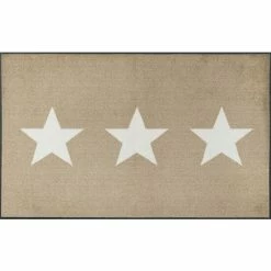 Bestes Angebot 💯 Kleen-Tex Wash+dry Fußmatte Stars Sand 40 X 60 Cm Waschbare Fußmatte ⌛