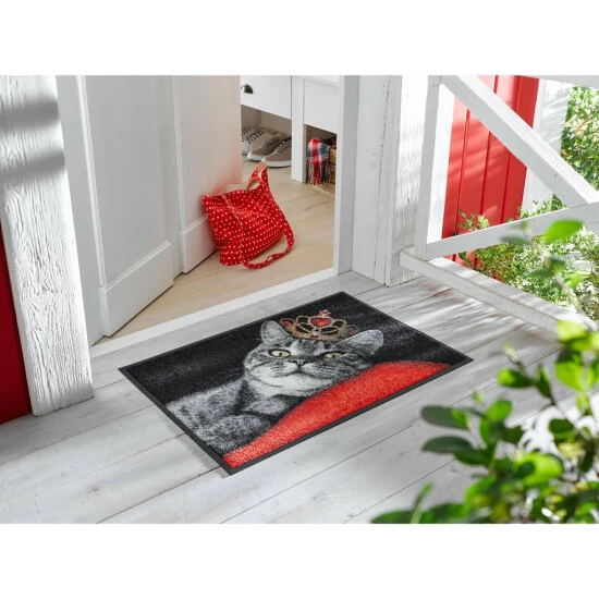 Bestes Angebot 🎉 Kleen-Tex Wash+dry Fußmatte Royal Cat 50 X 75 Cm Waschbare Fußmatte Katzenmotiv ⌛ 4 Bestes Angebot 🎉 Kleen-Tex Wash+dry Fußmatte Royal Cat 50 X 75 Cm Waschbare Fußmatte Katzenmotiv ⌛ – Bild 2