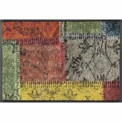 Coupon 💯 Kleen-Tex Wash+dry Fußmatte Vintage Patches Waschbare Fußmatte , Größe:75 X 190 Cm 🌟 -Kleen-Tex Verkäufe unnamed file 651