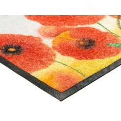 Aktion 🥰 Kleen-Tex Wash+dry Fußmatte Sunny Poppy Waschbare Schmutzmatte Mohnblumen, Größe:50 X 75 Cm 🧨 -Kleen-Tex Verkäufe unnamed file 689