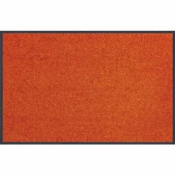 Neu 🧨 Kleen-Tex Wash+dry Trend-Colour Burnt Orange Waschbare Fußmatte , Größe:60 X 90 Cm 🤩