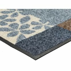 Budget 🔥 Kleen-Tex Wash+dry Fußmatte Florita Grey Waschbare Fußmatte , Größe:75 X 190 Cm 🤩 -Kleen-Tex Verkäufe unnamed file 867