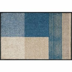 Brandneu ✔️ Kleen-Tex Wash+dry Fußmatte Lanas Waschbare Fußmatte, Größe:50 X 75 Cm 🛒