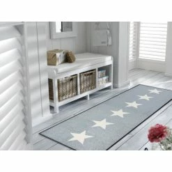 Bestes Angebot 🥰 Kleen-Tex Wash+dry Fußmatte Stars Grey Waschbare Fußmatte, Größe:75 X 120 Cm 🎁 -Kleen-Tex Verkäufe unnamed file 896