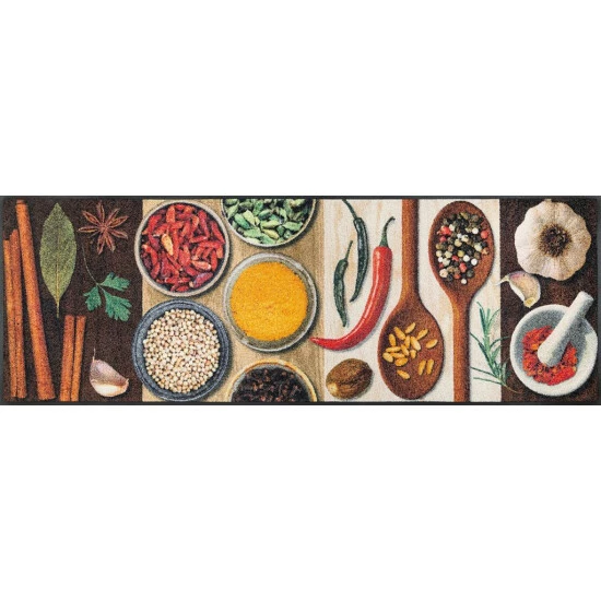 Neu ❤️ Kleen-Tex Wash+dry Küchenteppich Hot Spices Waschbarer Teppich, Größe:60 X 180 Cm 👍 3 Neu ❤️ Kleen-Tex Wash+dry Küchenteppich Hot Spices Waschbarer Teppich, Größe:60 X 180 Cm 👍